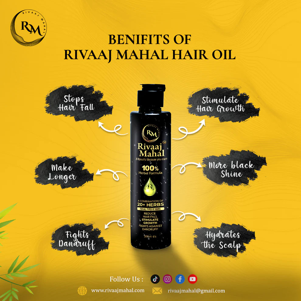 OFFER BUY 2 RIVAAJ MAHAL OIL GET ONE FREE SHAMPO