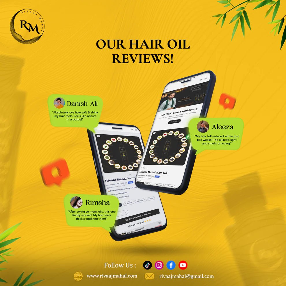OFFER BUY 2 RIVAAJ MAHAL OIL GET ONE FREE SHAMPO